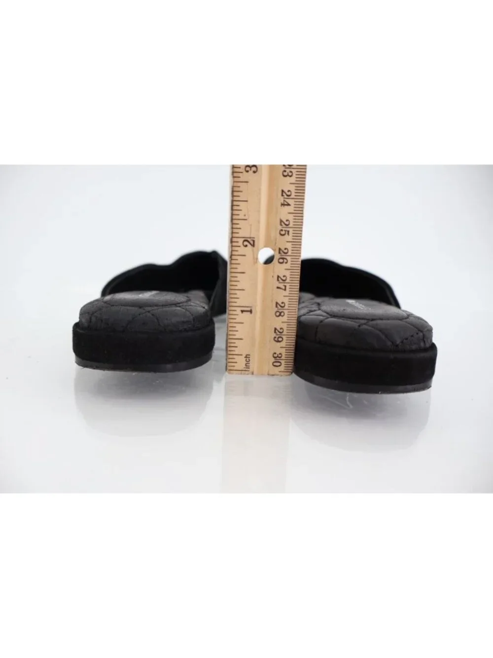Birdies The Swan Mule Slide Slip-On Women’s Size 5 Black Suede Flat Pointy